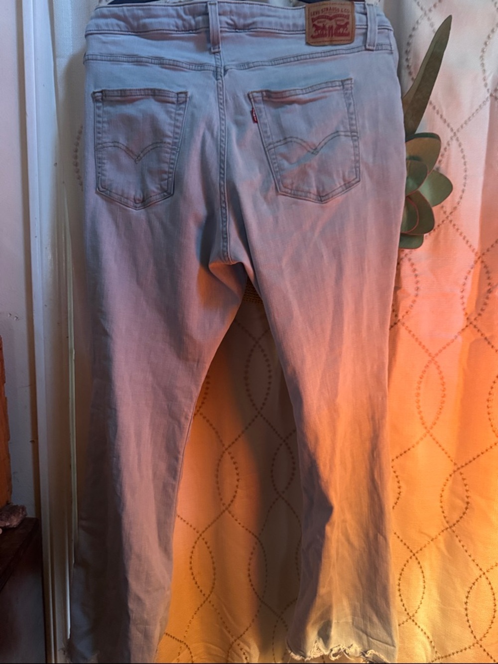 Levi's Pale Blue Flare Jeans